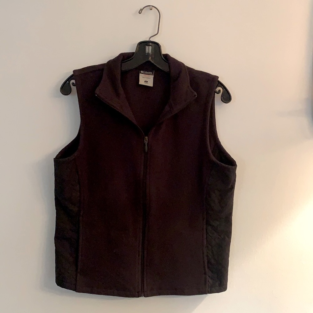 Columbia Black Fleece Vest